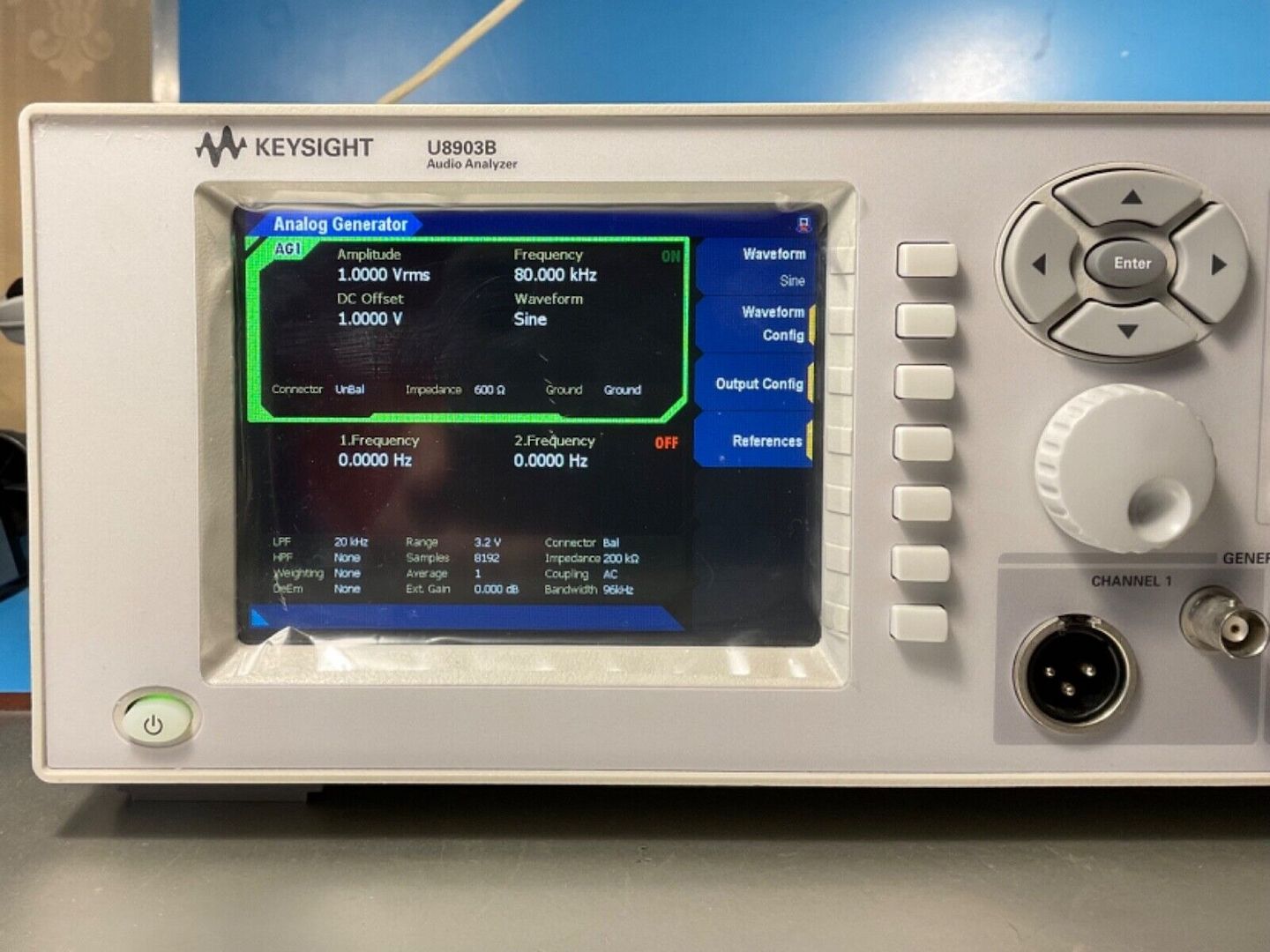 KEYSIGHT U8903B Performance Audio Spectrum Analyzer