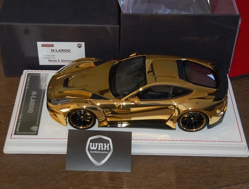 Ferrari F12 N Largo Novitec chrome gold Davis Giovanni