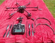 Hexacopter 12MOTOREN mit Fernbedienung