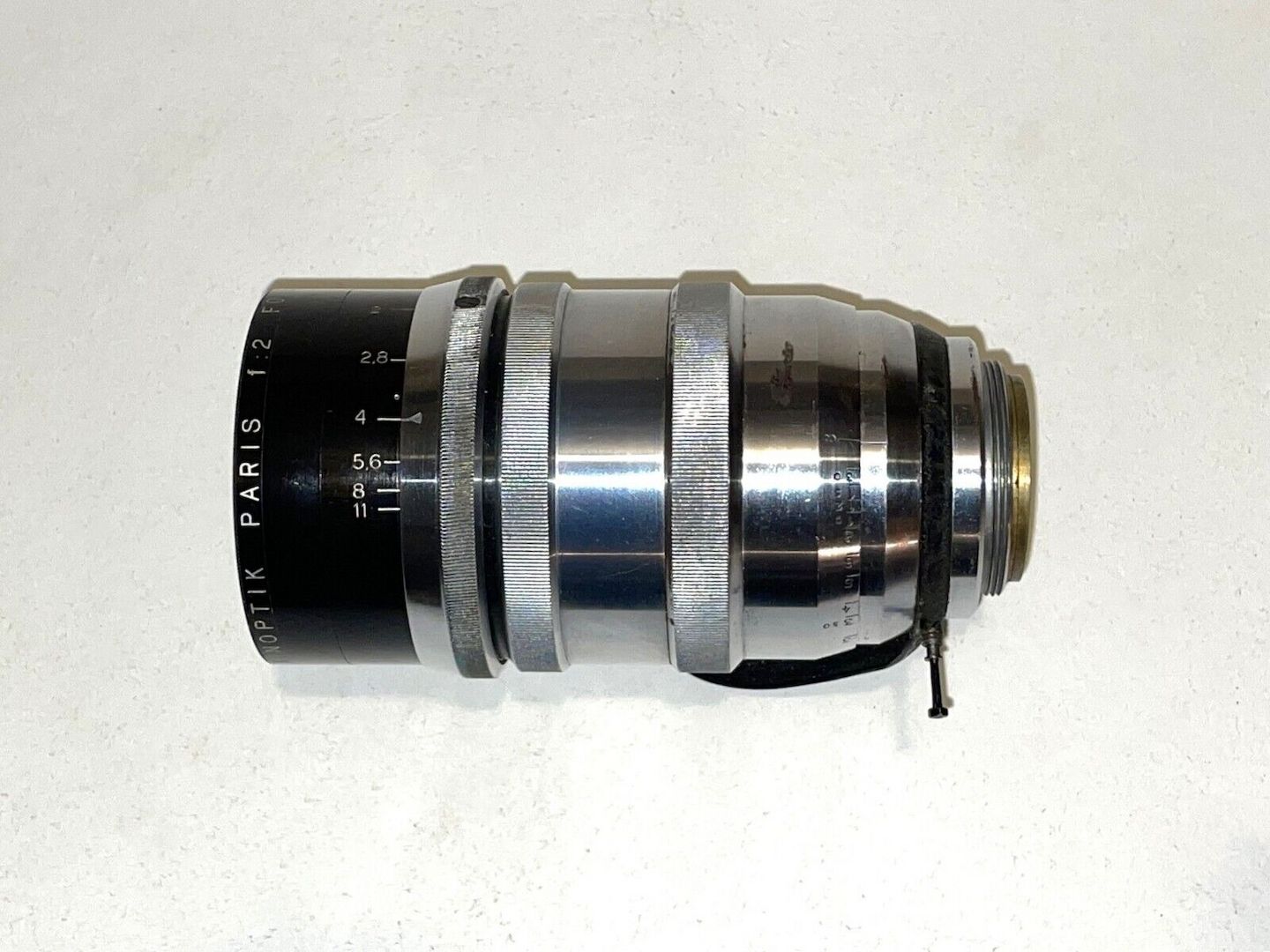 KINIOPTIK PARIS Objektiv APOCHROMAT 1:2 100 mm M39 LEICA-Anschluss