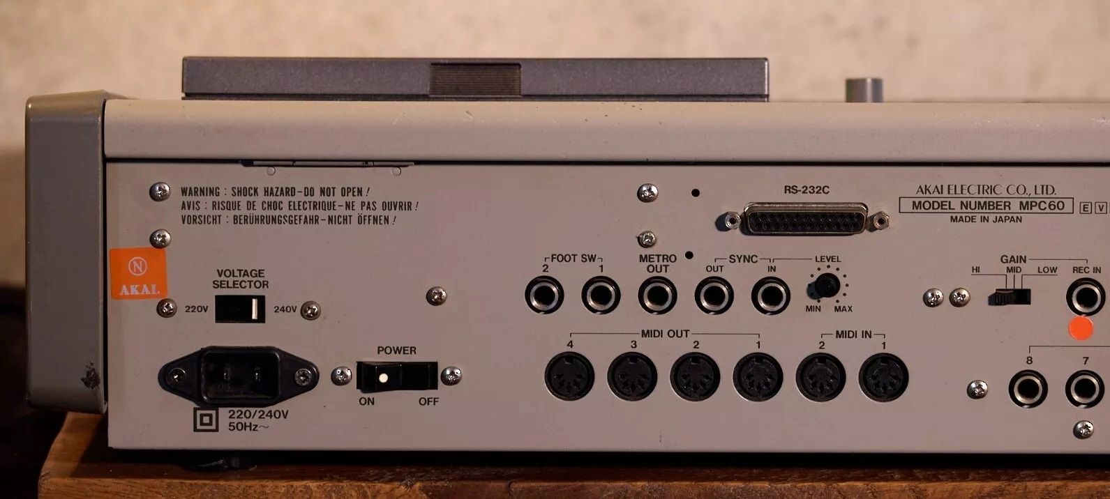 AKAI MPC 60 Roger Linn