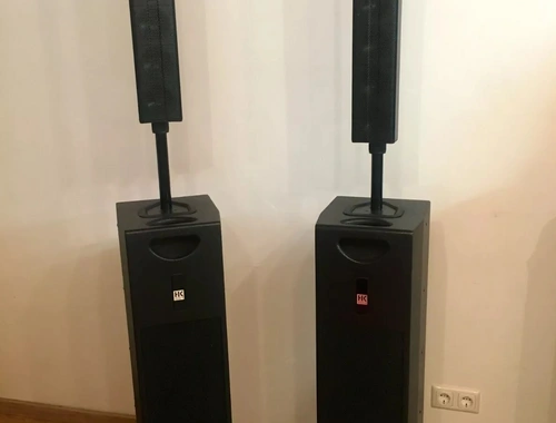 2 x HK Soundcaddy ONE Transportables All-in-One System mit 600 Watt