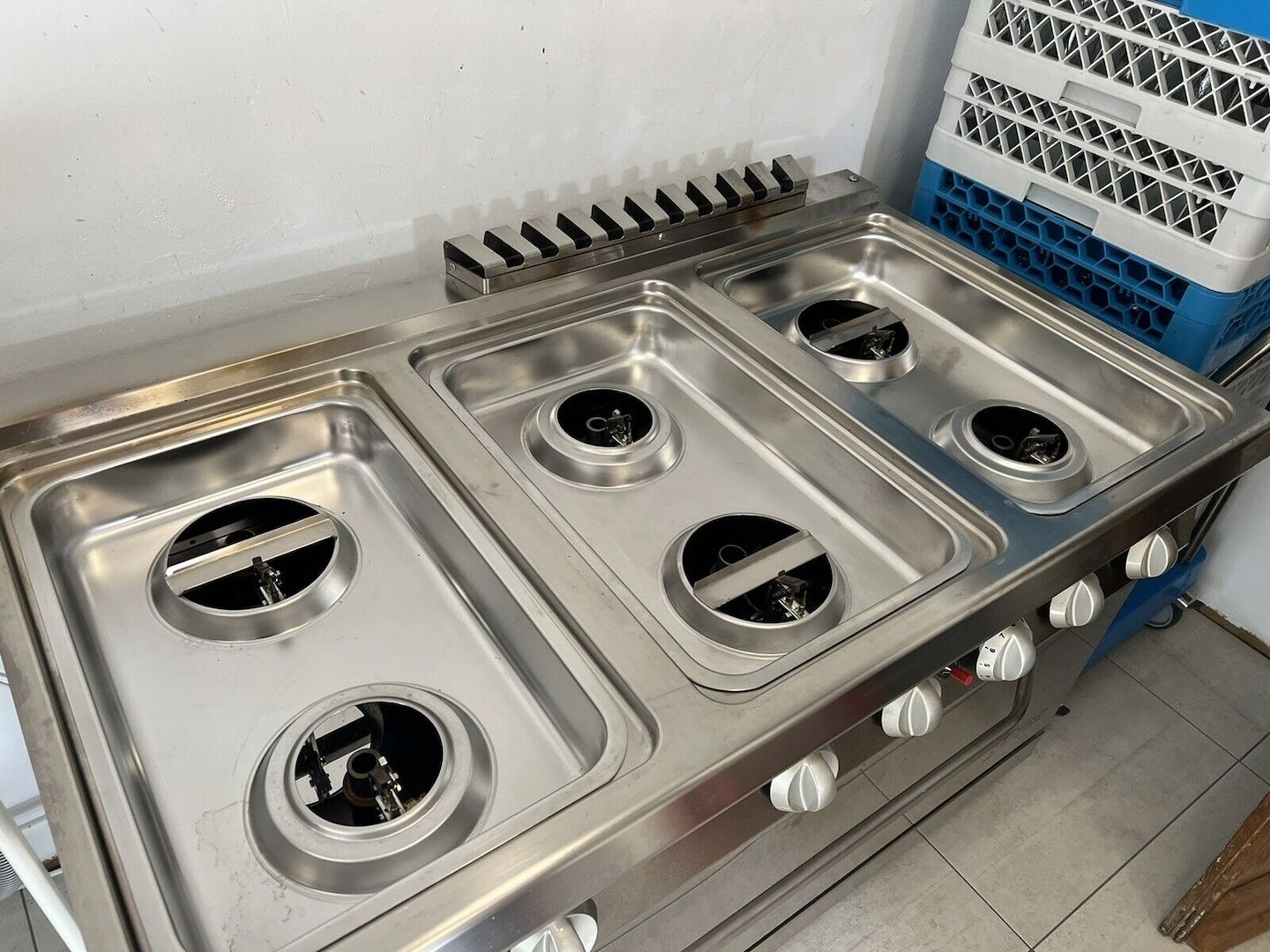 Bartscher Gasherd 6-flammig inkl. Bratplatte