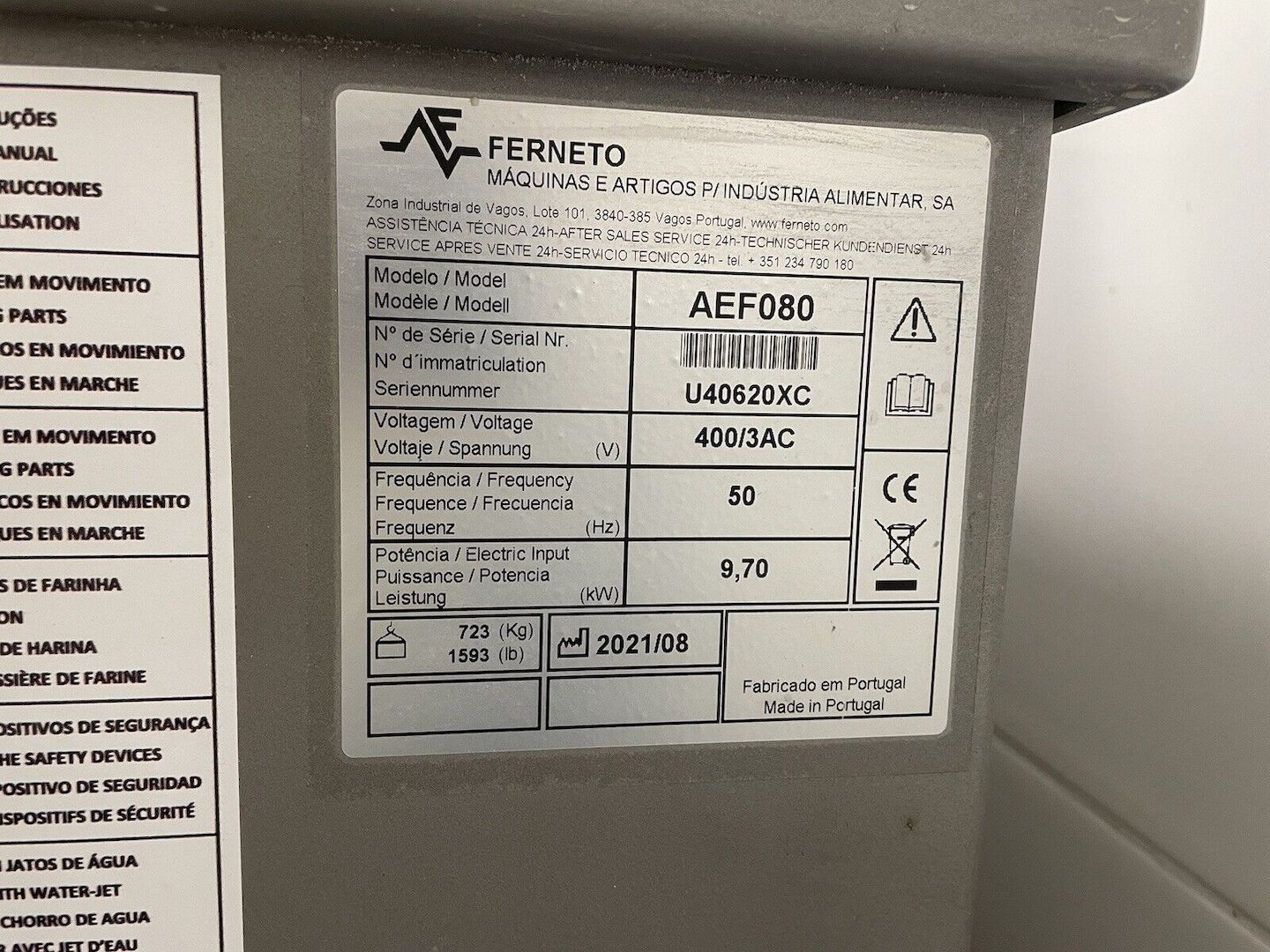 Ferneto AEF80 Teigknetmaschine gebraucht