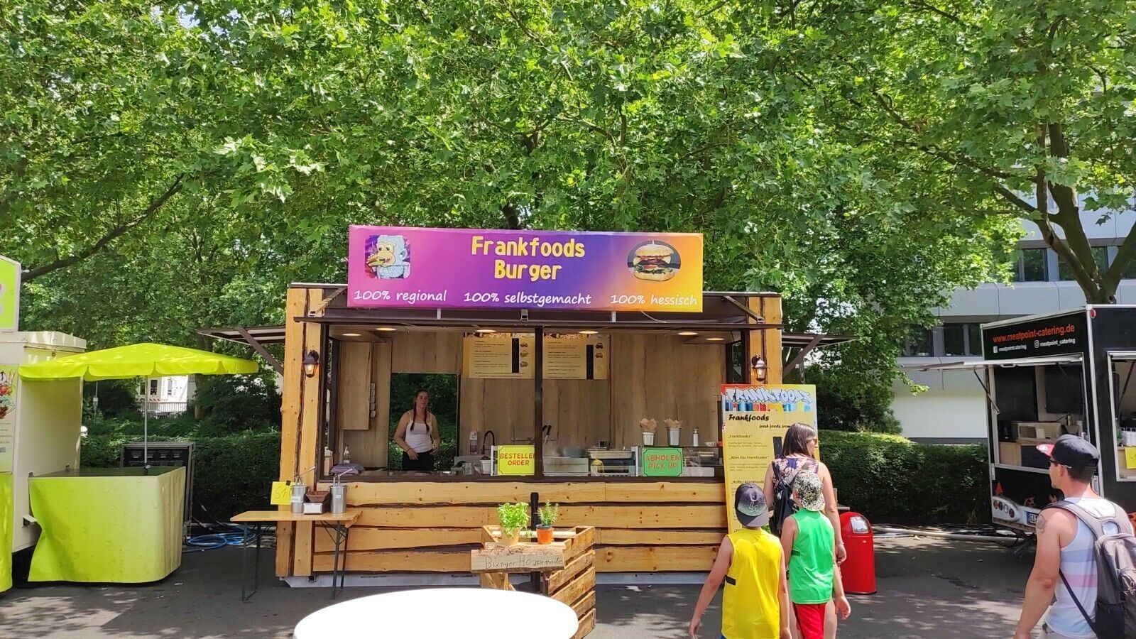 imbiss Verkaufsanhänger