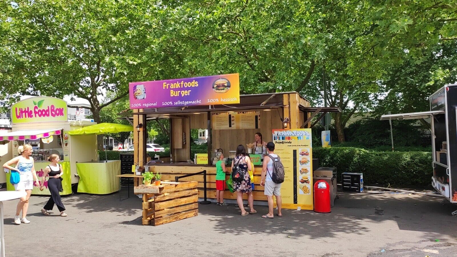 imbiss Verkaufsanhänger