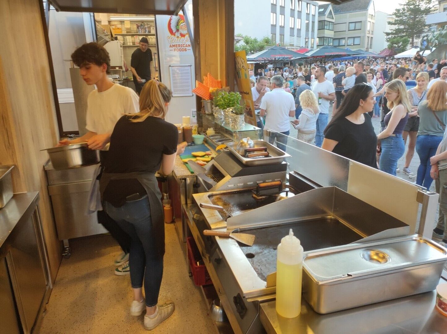 imbiss Verkaufsanhänger