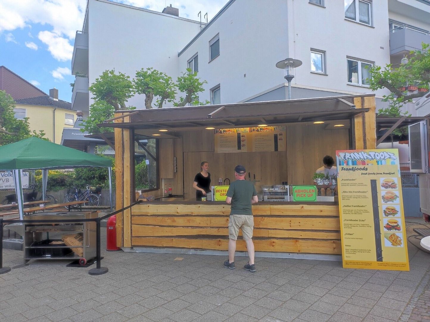 imbiss Verkaufsanhänger