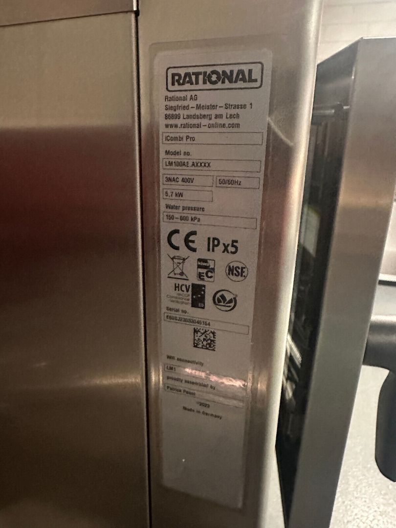 rational kombidämpfer iCombi Pro XS6-23