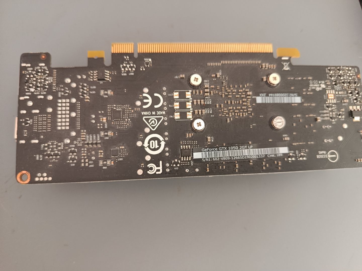 MSI GEFORCE GTX 1050 2GB Low Profile