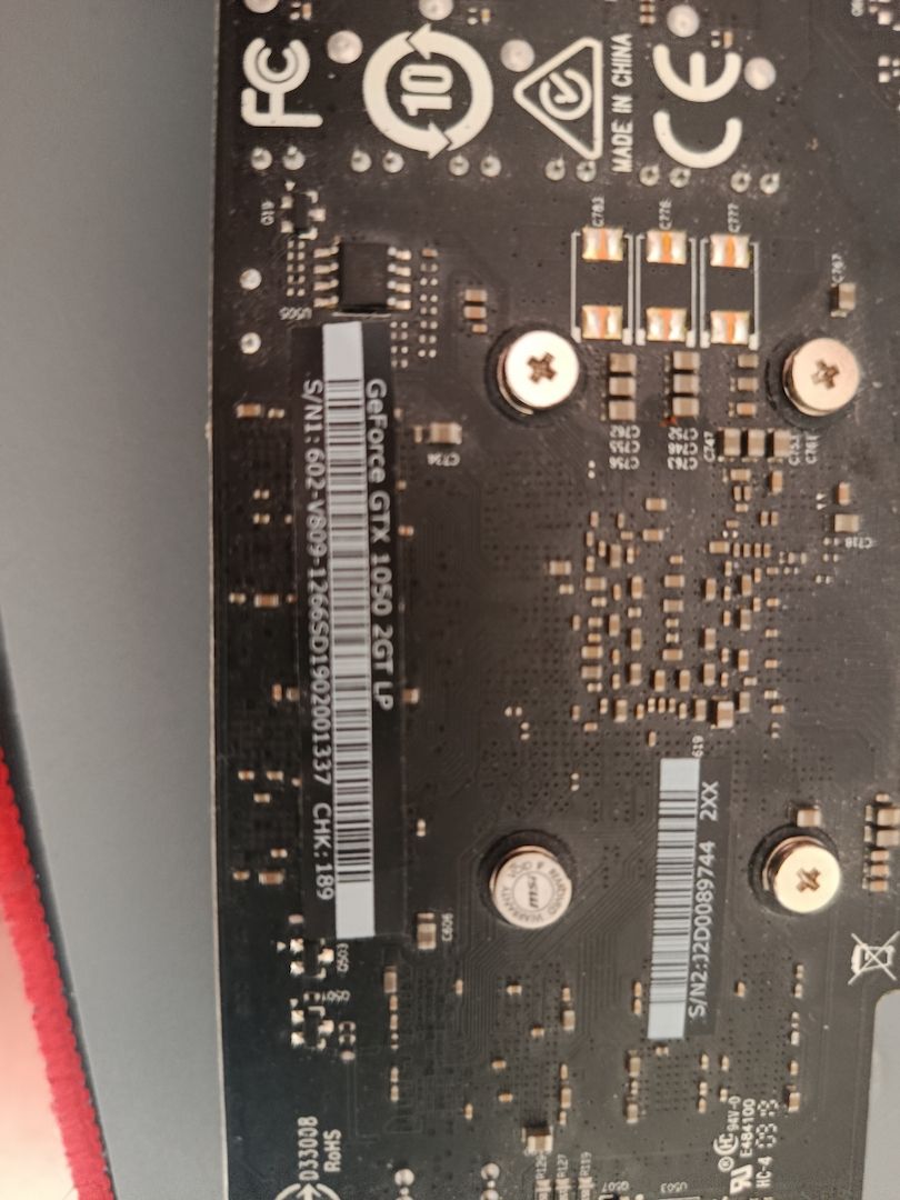 MSI GEFORCE GTX 1050 2GB Low Profile