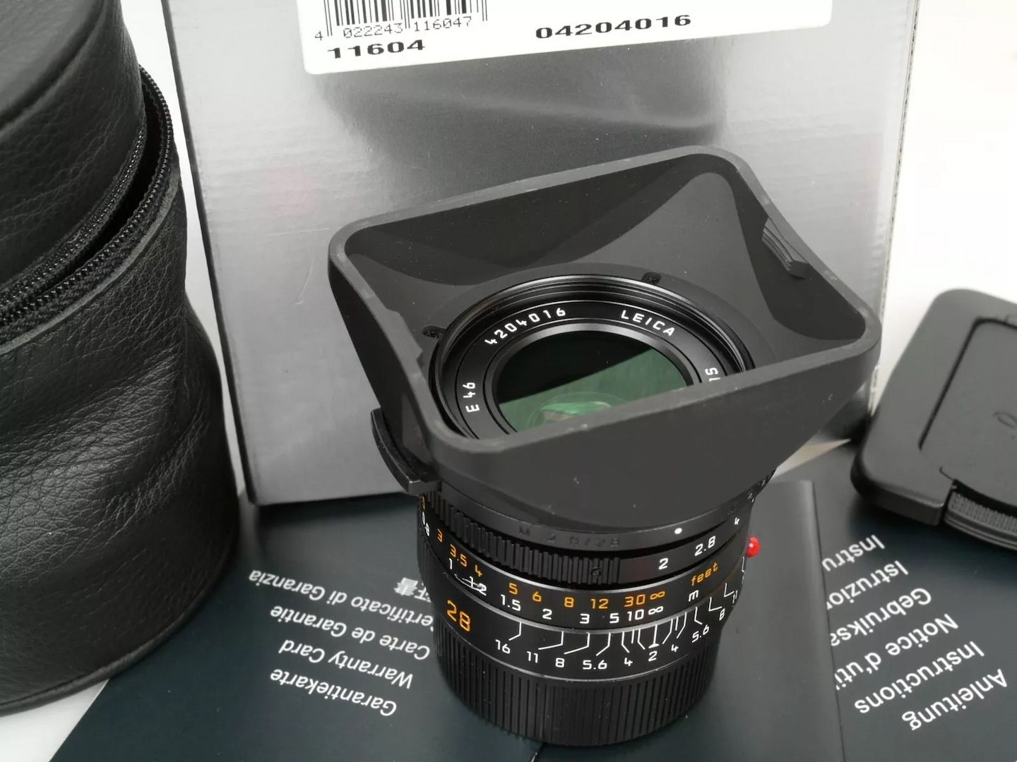 Leica SUMMICRON M 28mm 1:2 ASPH. 11604