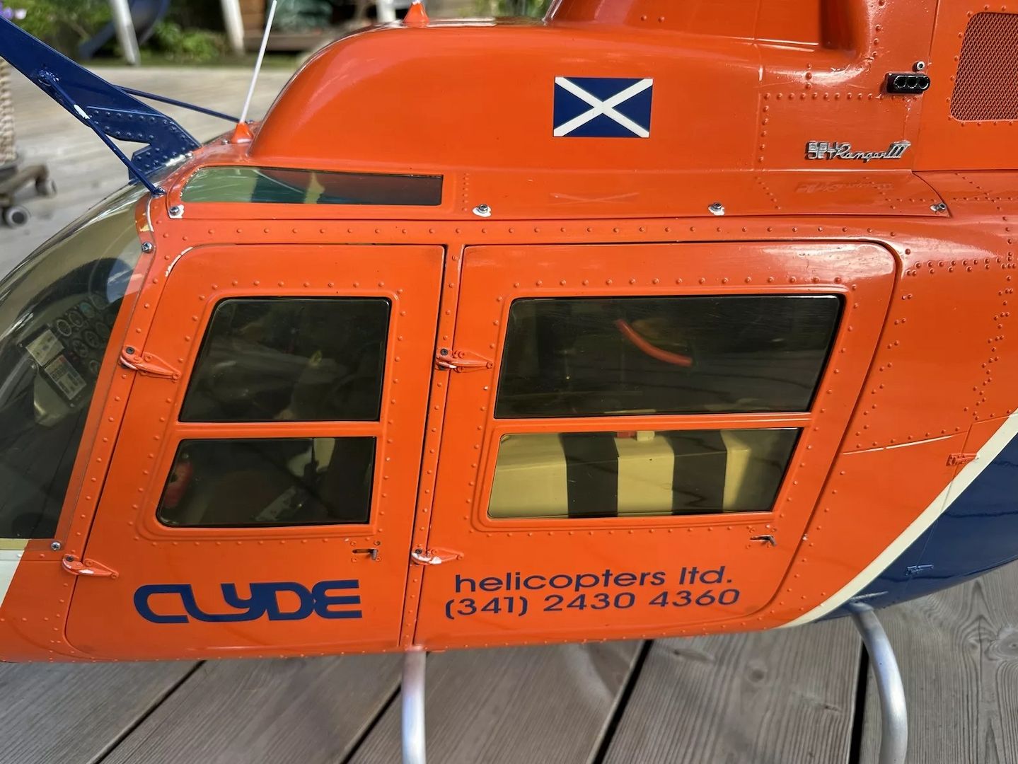 Vario Helicopter Jet Ranger big, 1,78m