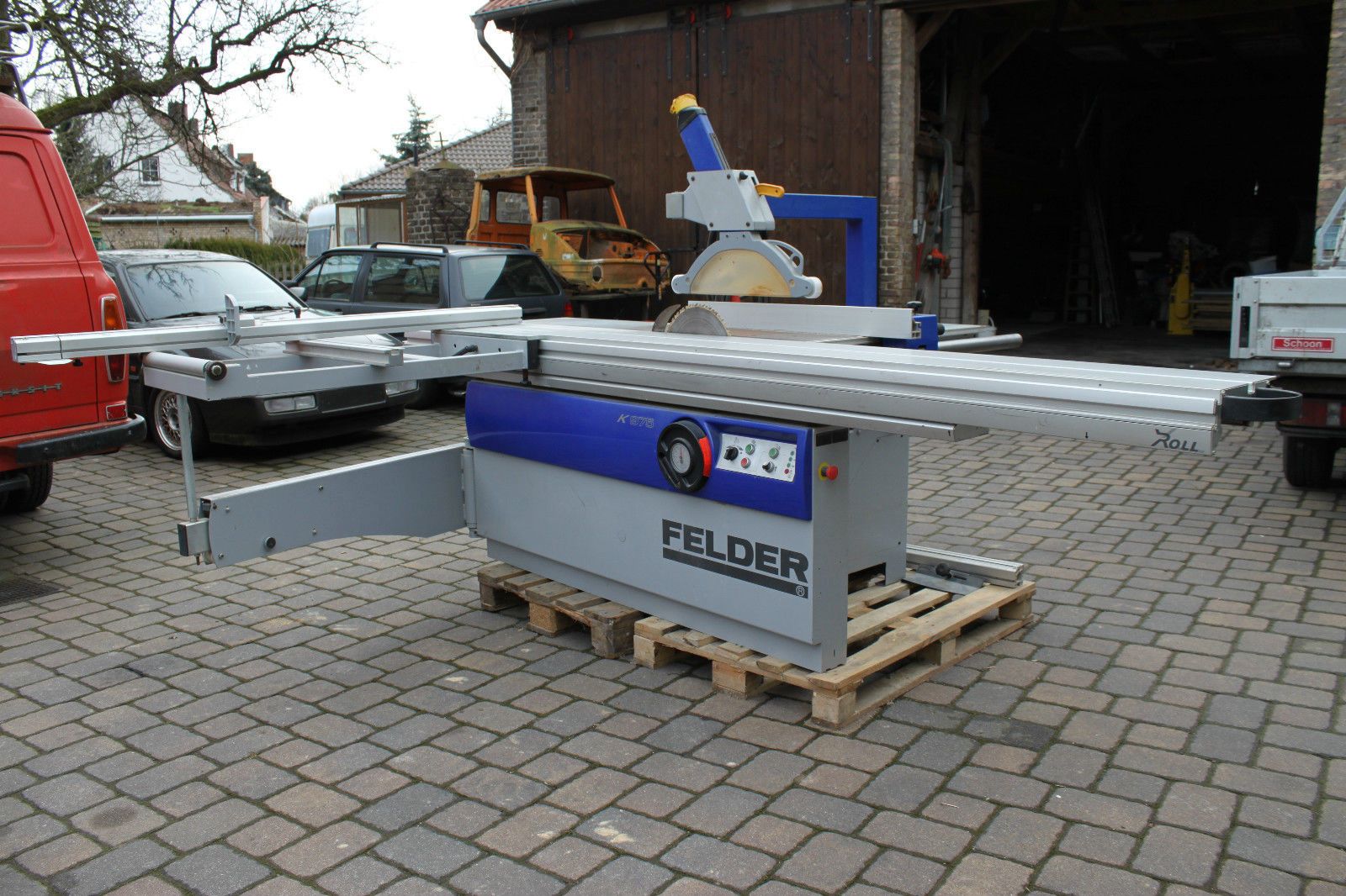 Formatkreissäge Felder K975 Kreissäge Tischlerbedarf Tischler