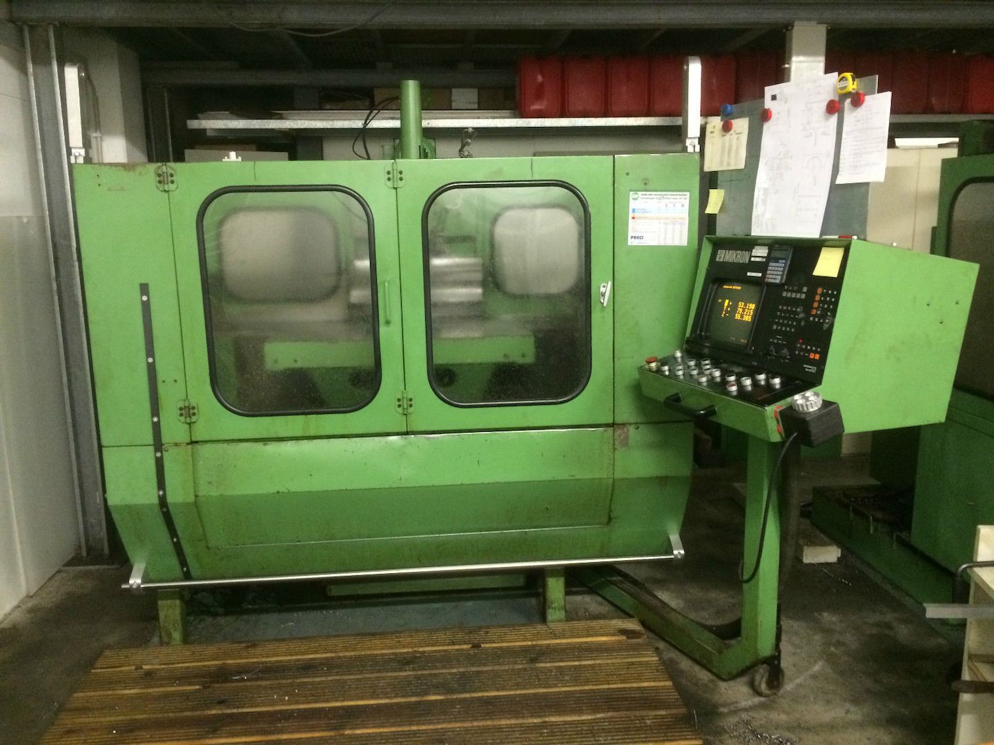Fräsmaschine Mikron WF 51C CNC Heidenhain 3D-Bahnsteuerung TNC 155