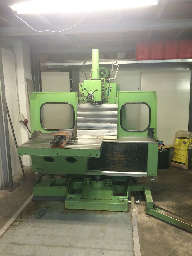 Fräsmaschine Mikron WF 51C CNC Heidenhain 3D-Bahnsteuerung TNC 155