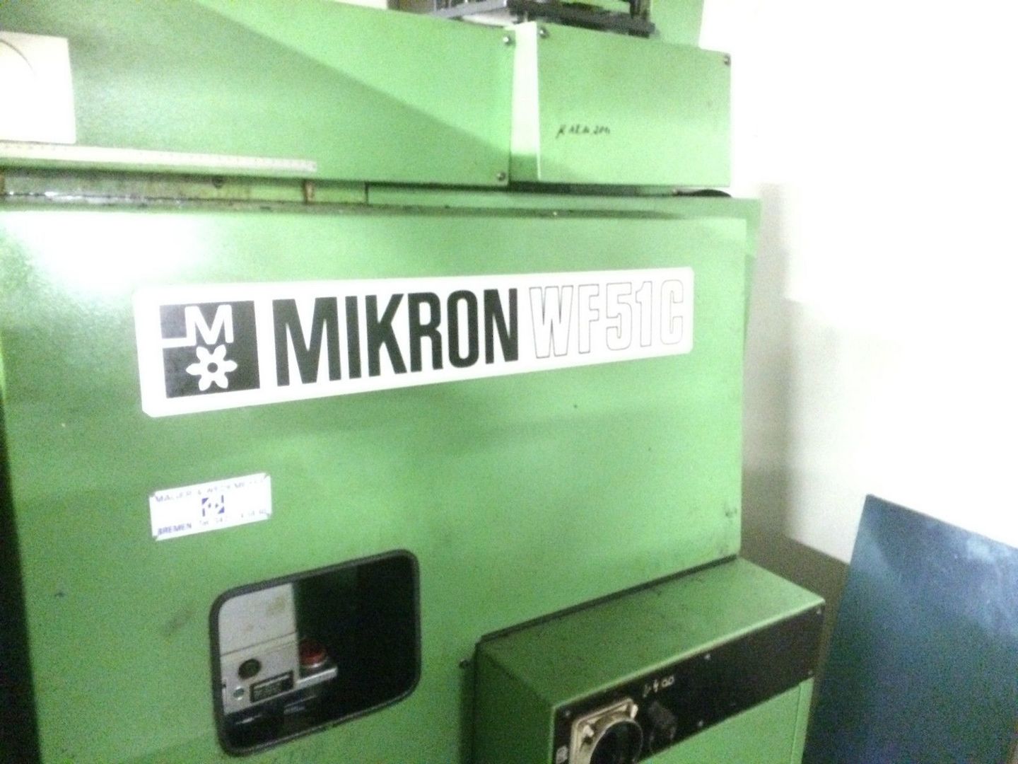 Fräsmaschine Mikron WF 51C CNC Heidenhain 3D-Bahnsteuerung TNC 155