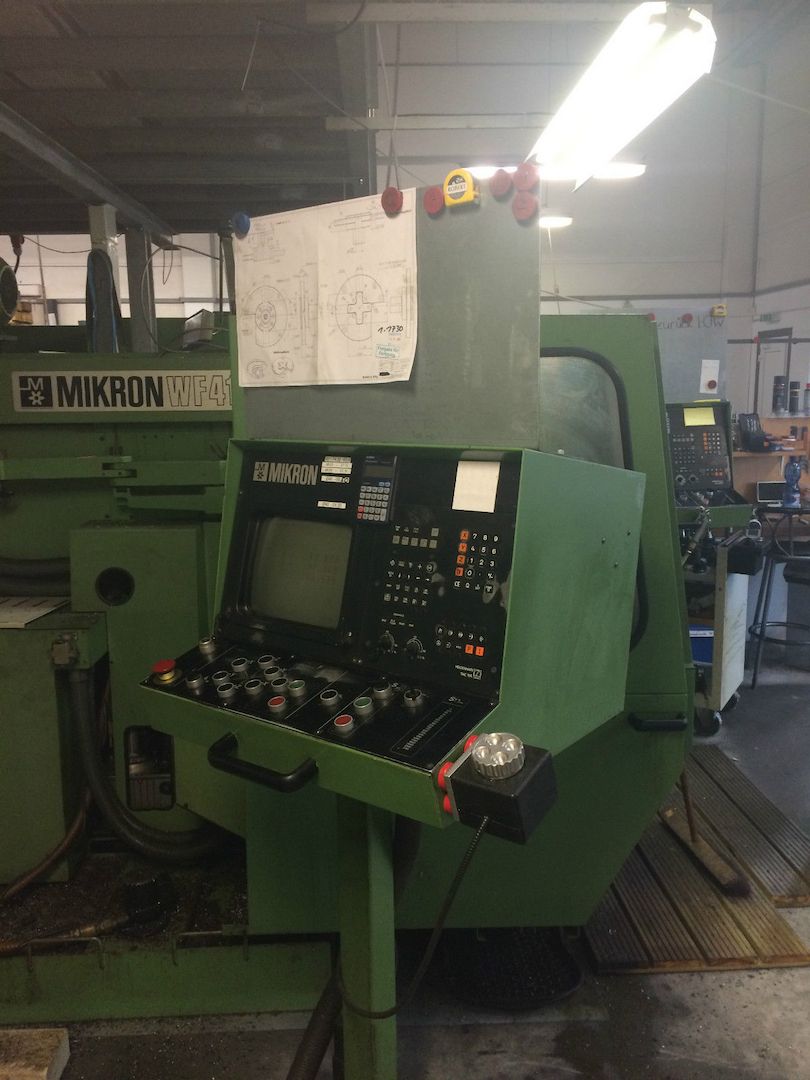 Fräsmaschine Mikron WF 51C CNC Heidenhain 3D-Bahnsteuerung TNC 155