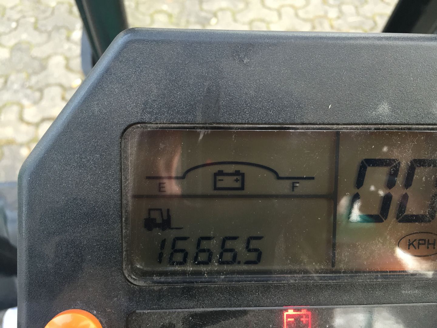 Gabelstapler Elektrostapler Frontstapler Mitsubishi FB16KT Stapler Triplex