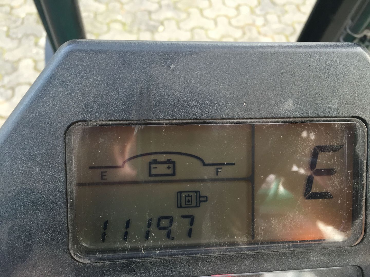 Gabelstapler Elektrostapler Frontstapler Mitsubishi FB16KT Stapler Triplex