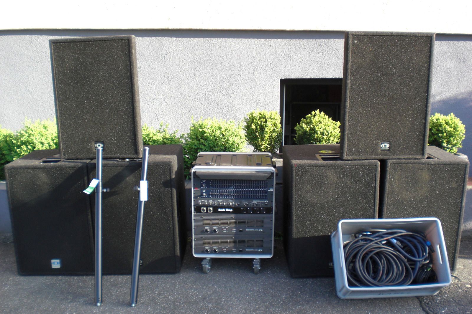 Große Dynacord PA Anlage komplett