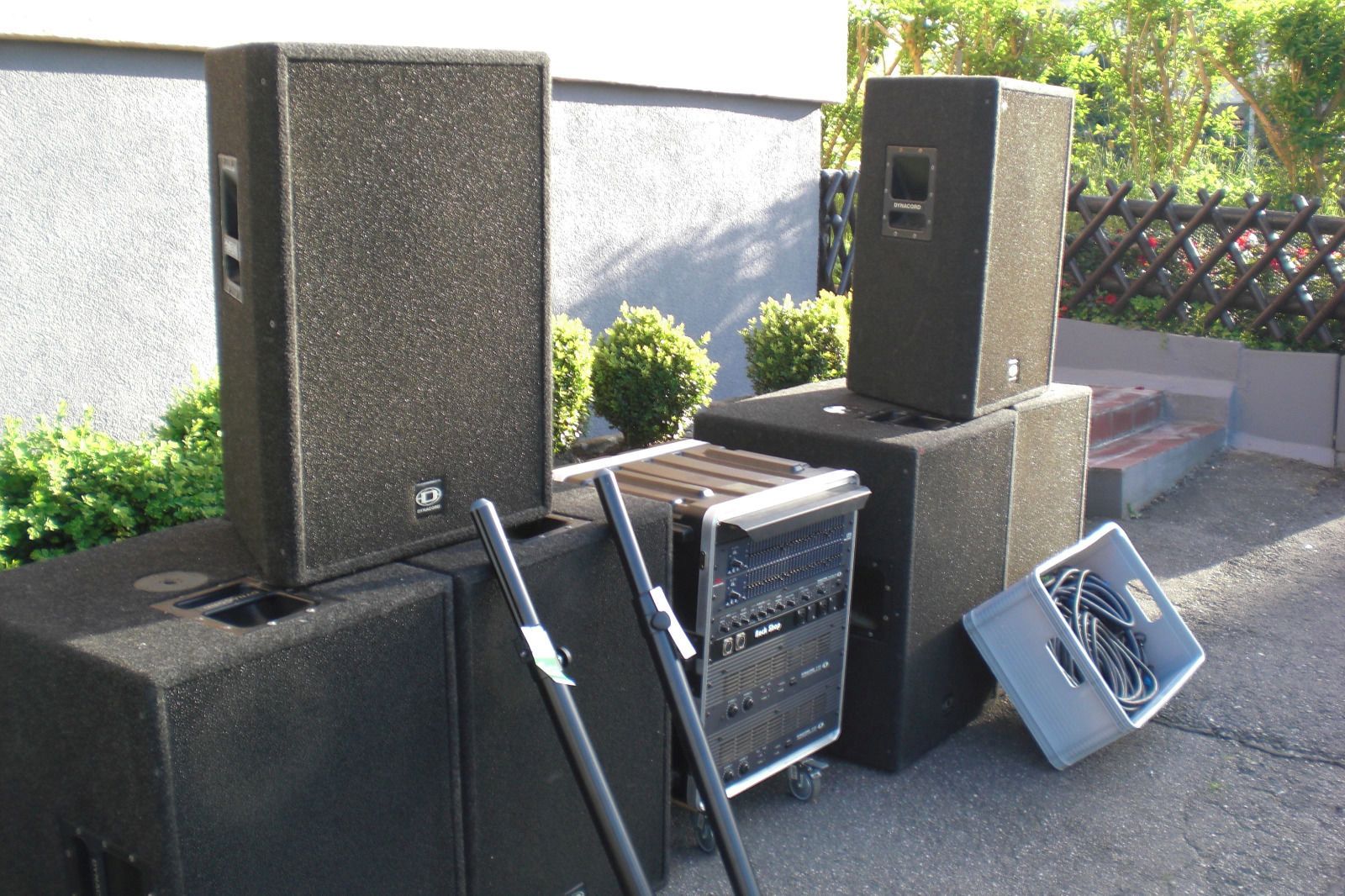Große Dynacord PA Anlage komplett