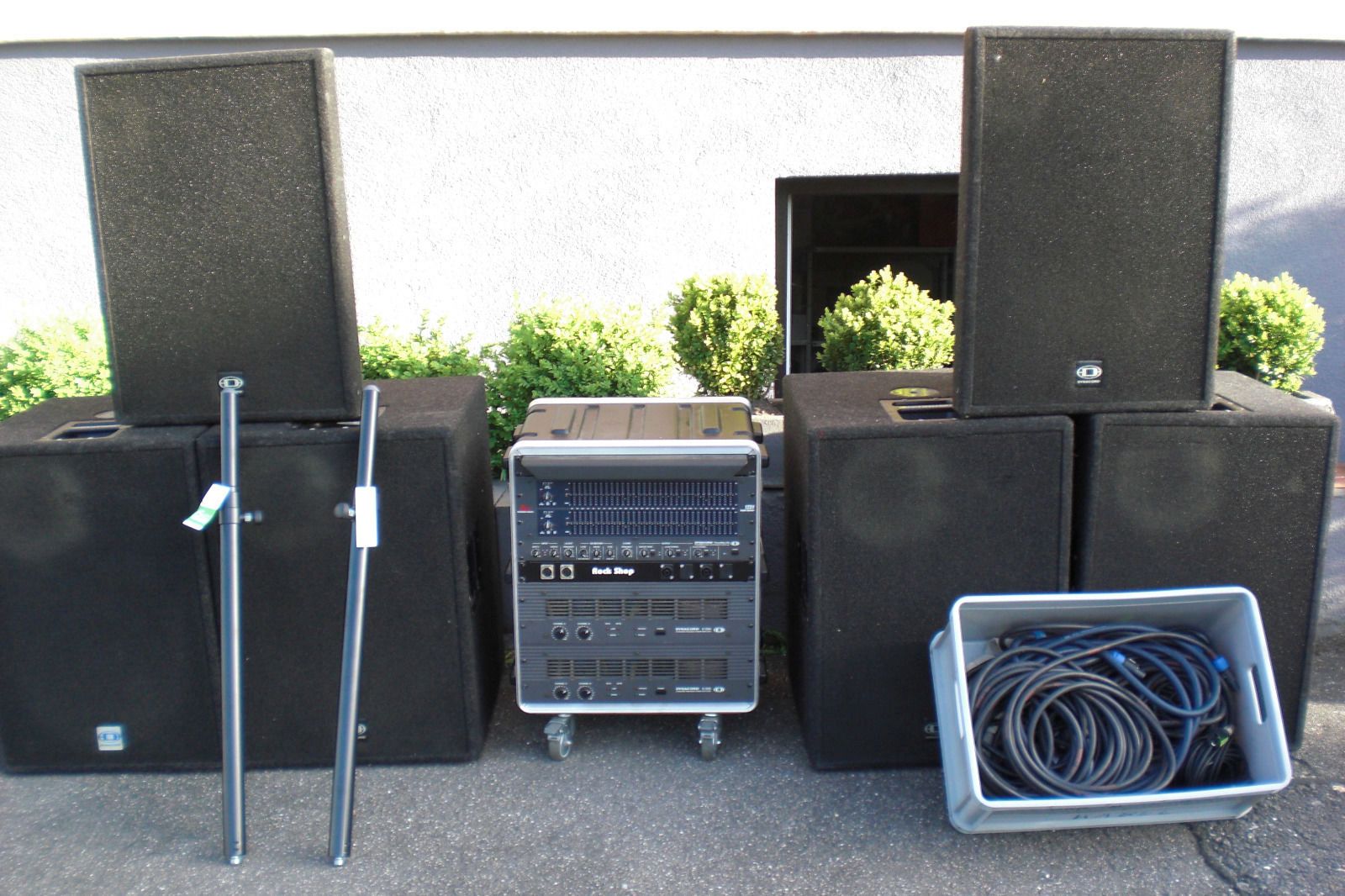 Große Dynacord PA Anlage komplett