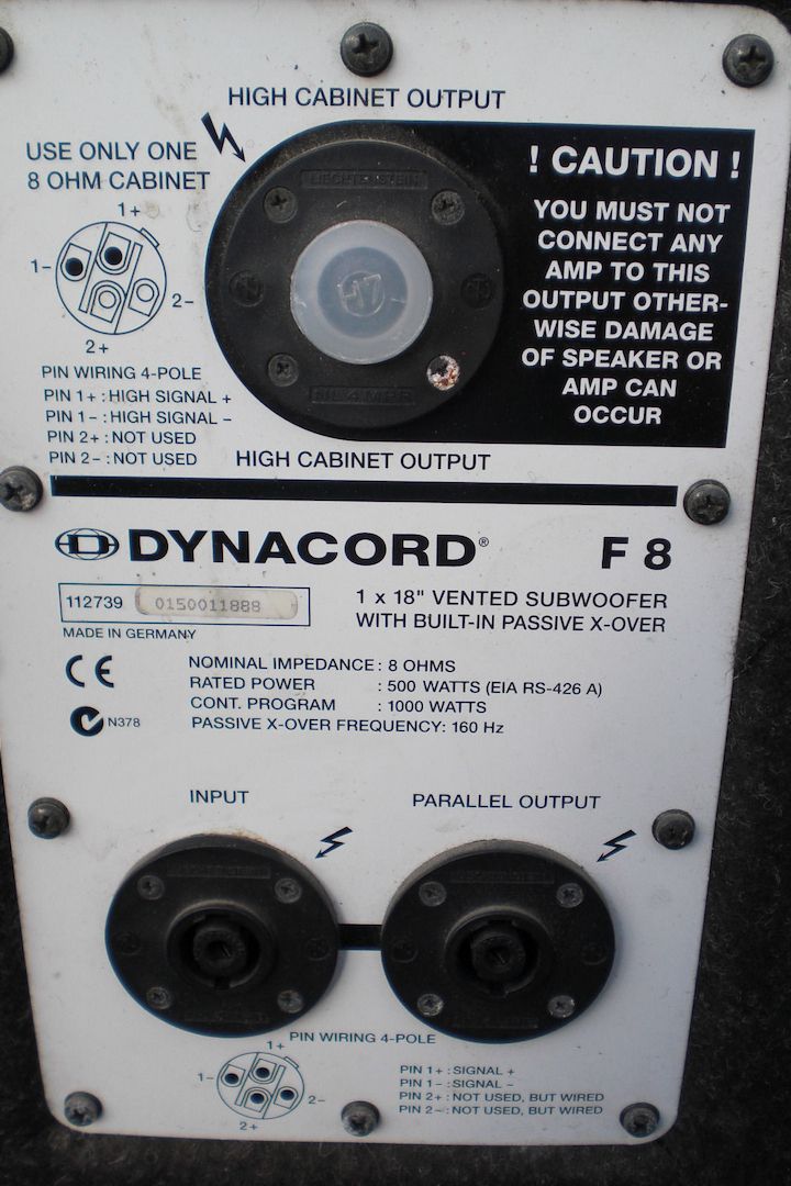 Große Dynacord PA Anlage komplett