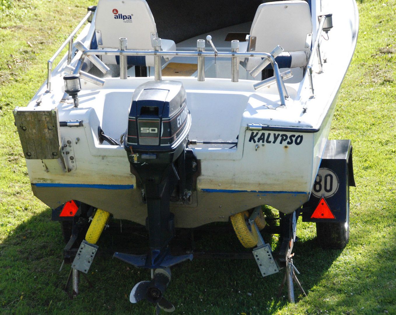 Halbkajütboot Ryds 475  baugleich Hille Roda 16, 50PS AB, Trailer 1000 kg