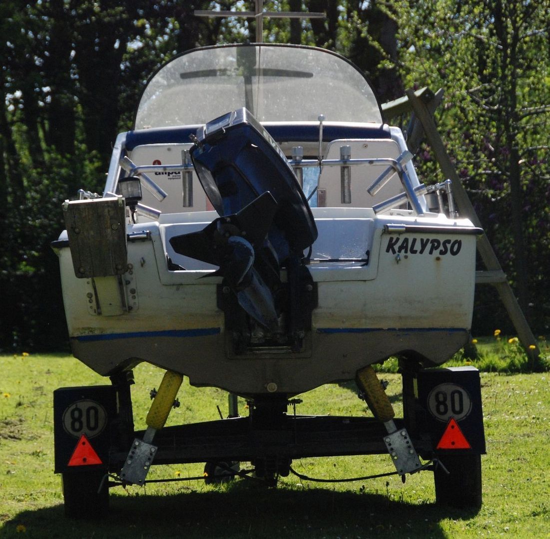 Halbkajütboot Ryds 475  baugleich Hille Roda 16, 50PS AB, Trailer 1000 kg
