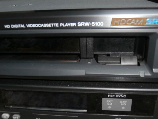 HD DIGITAL VIDEOCASSETTE PLAYER SRW- 5100 HDCAM SR STUDIO PLAYER