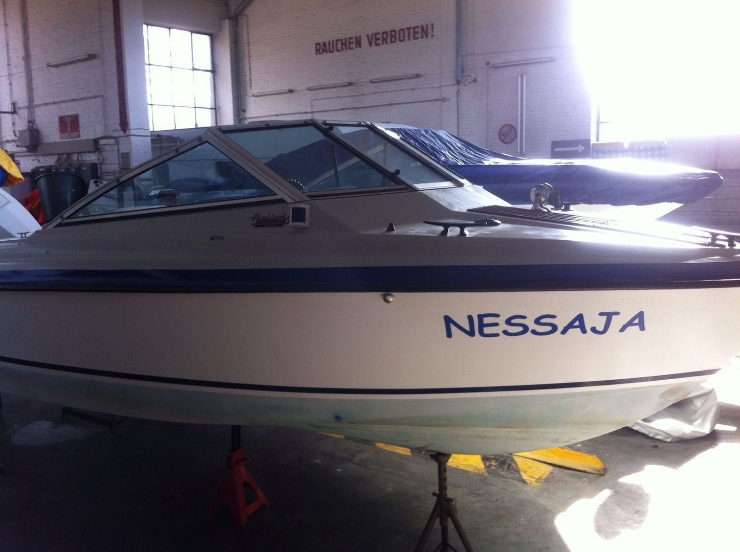 Hellwig Marathon mit Johnson 70 Ps bei bedarf mit neuem Trailer !