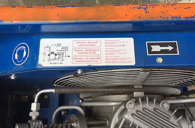 Hochdruckkompressor  Dieselmotor ( Bauer ) 300 Bar