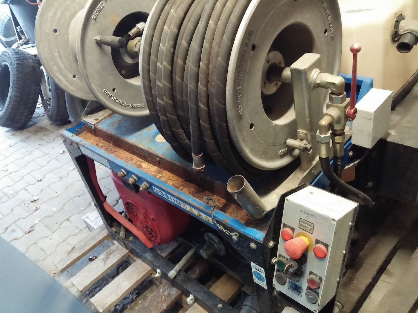 KaRo Hochdruck Spühlgrät mit Honda 20 PS 2Zylinder Motor