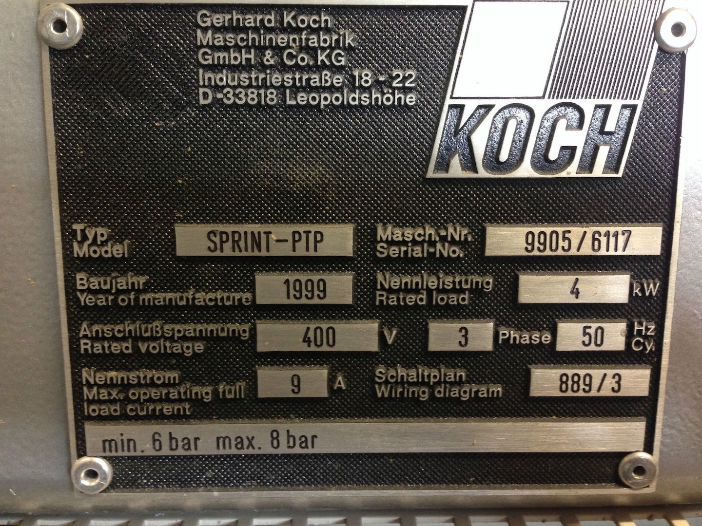 Koch Sprint Dübel-Bohr und Eintreibmaschine