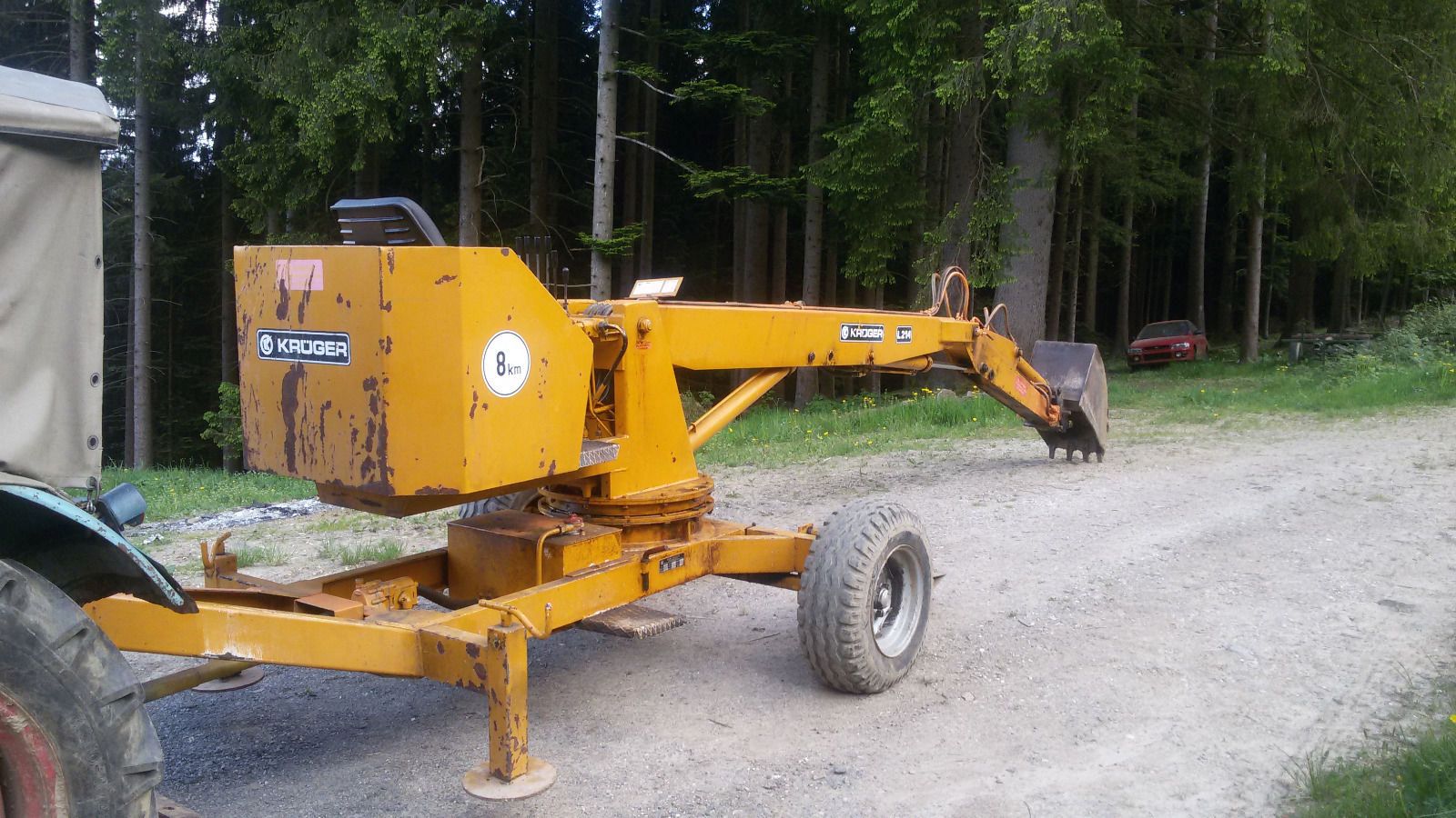 Krüger Anhängebagger