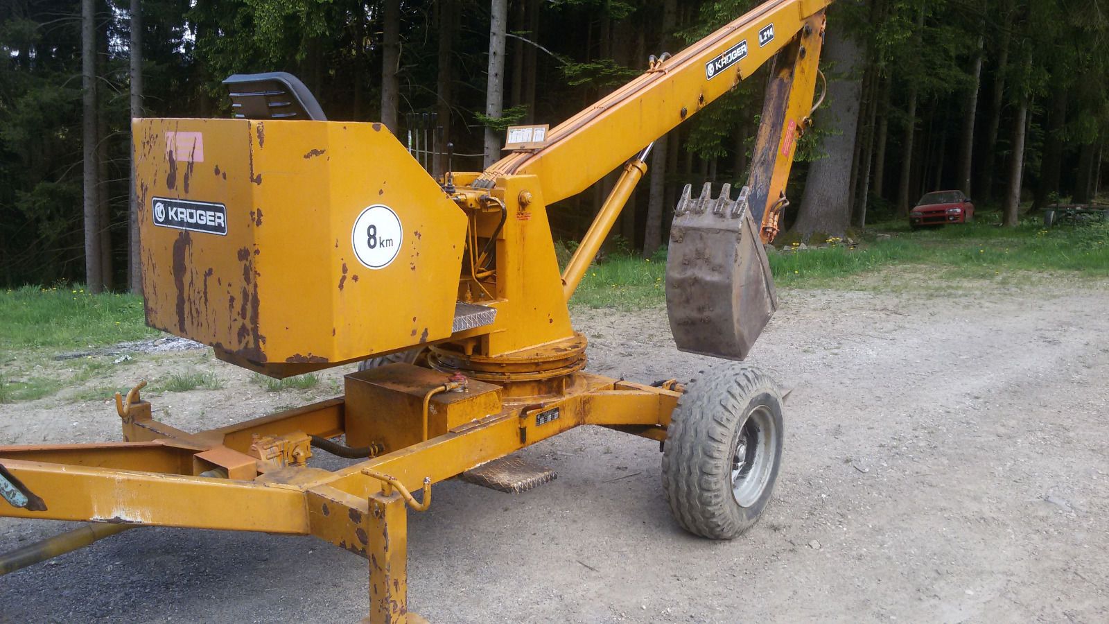 Krüger Anhängebagger