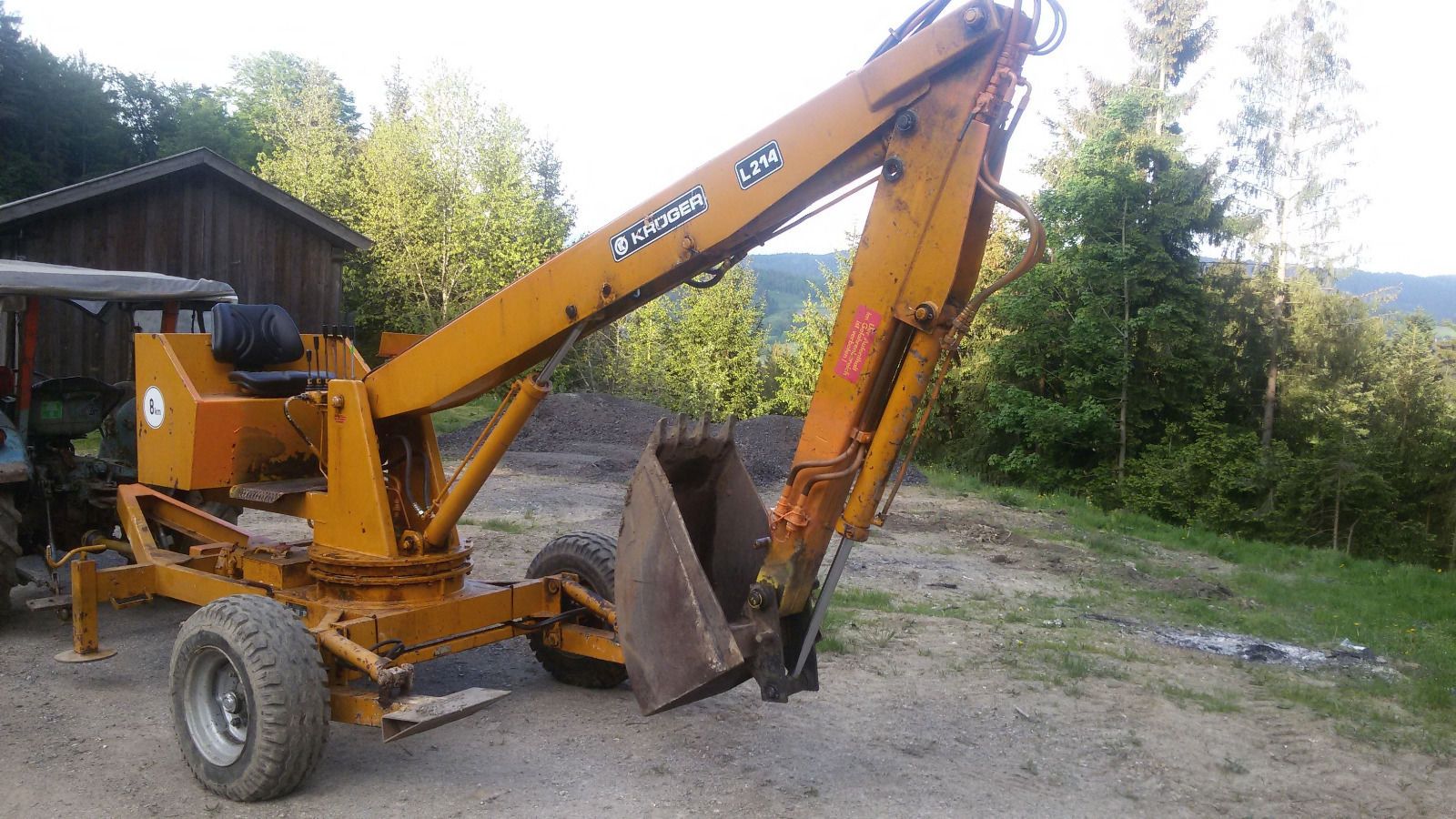 Krüger Anhängebagger