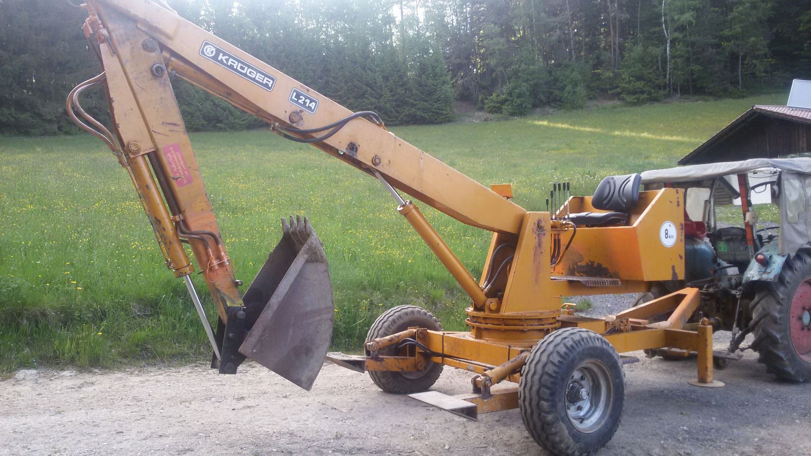 Krüger Anhängebagger