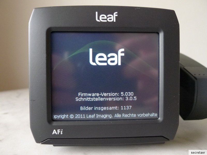 Leaf AFi 7  Rolleiflex HY6  Digital Back