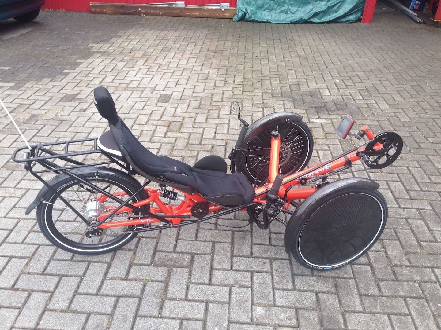 Liegerad, Liegedreirad, HP Velotechnik Scorpion FS, Trike mit Rohloff 14 Gang