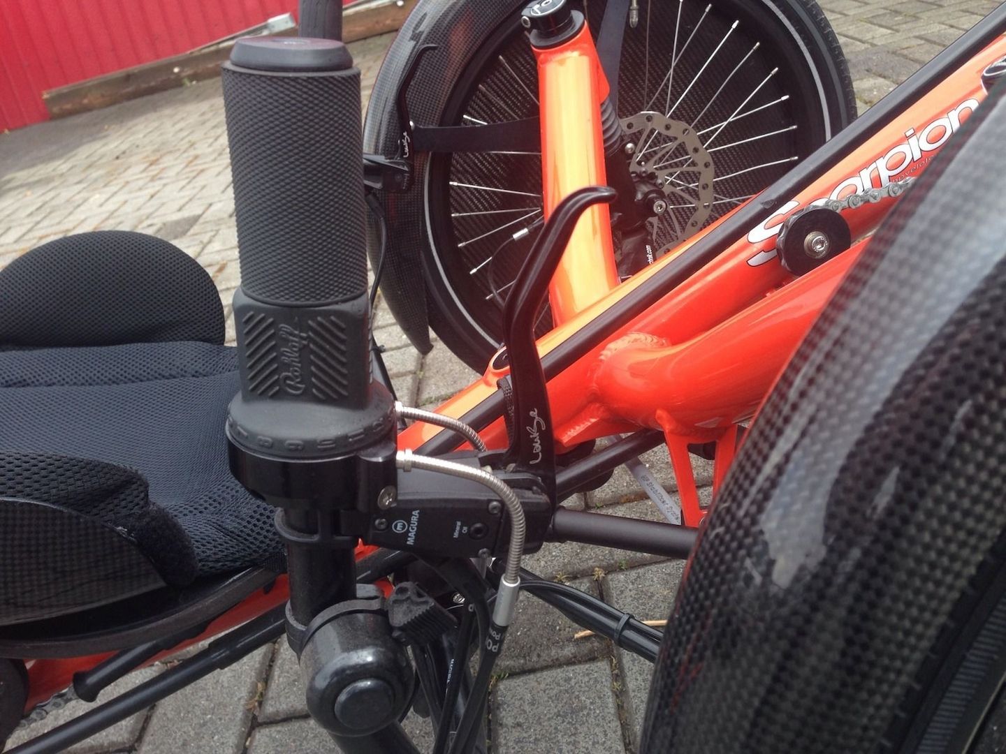 Liegerad, Liegedreirad, HP Velotechnik Scorpion FS, Trike mit Rohloff 14 Gang
