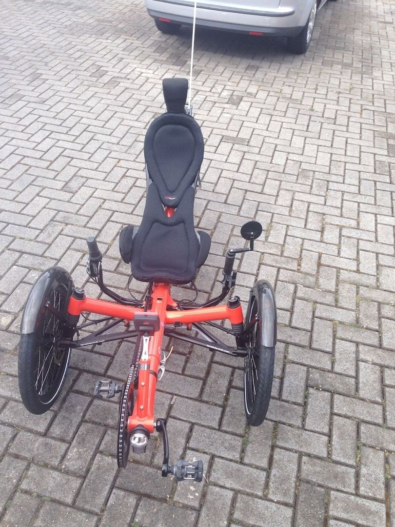 Liegerad, Liegedreirad, HP Velotechnik Scorpion FS, Trike mit Rohloff 14 Gang
