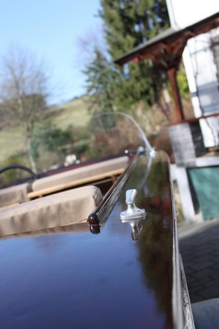 Mahagoni Sportboot wie Riva restauriert 1971 Oldtimer Motorboot