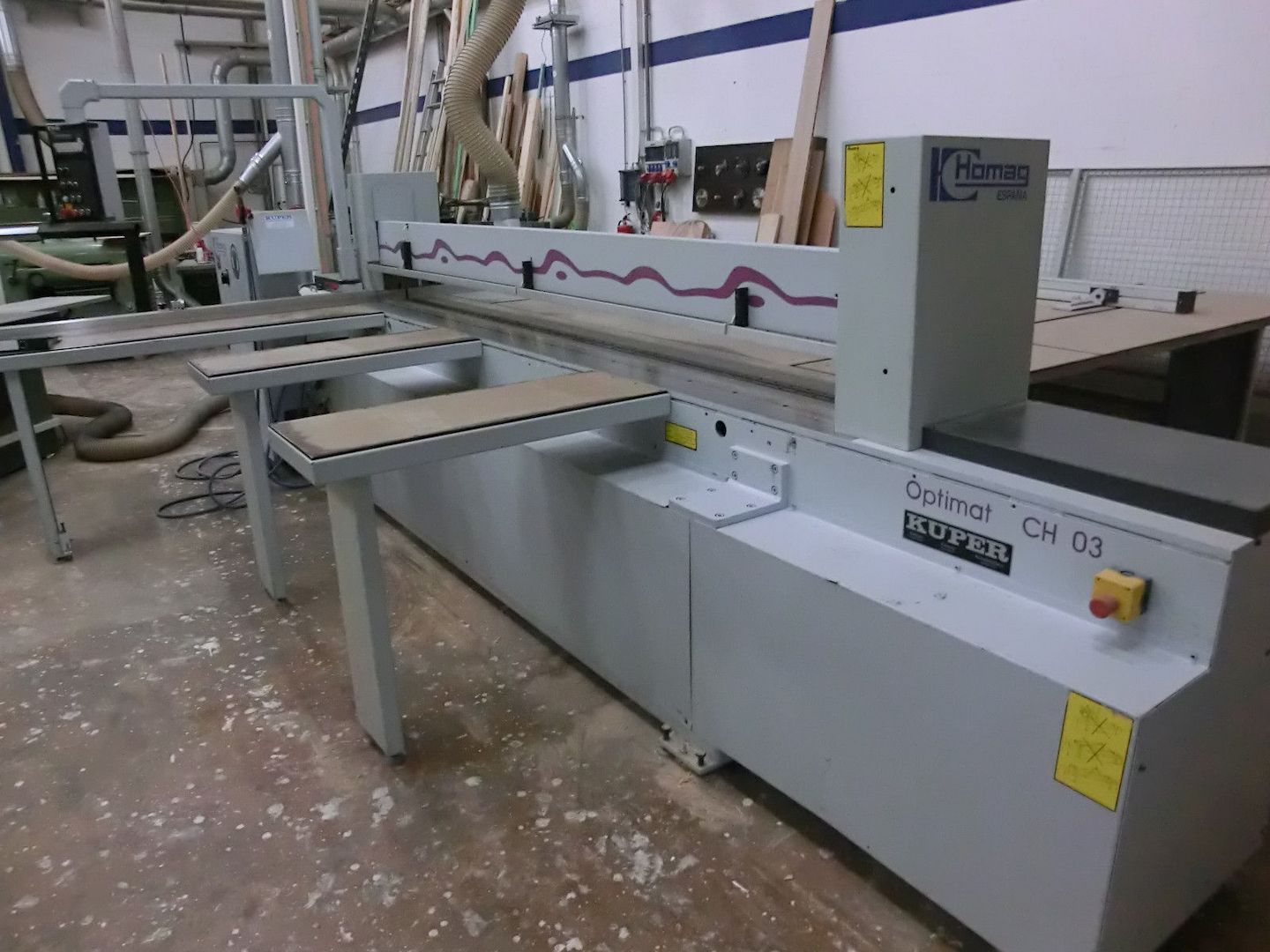 Plattensäge, Plattenaufteilsäge, Homag Espana CH03, Säge