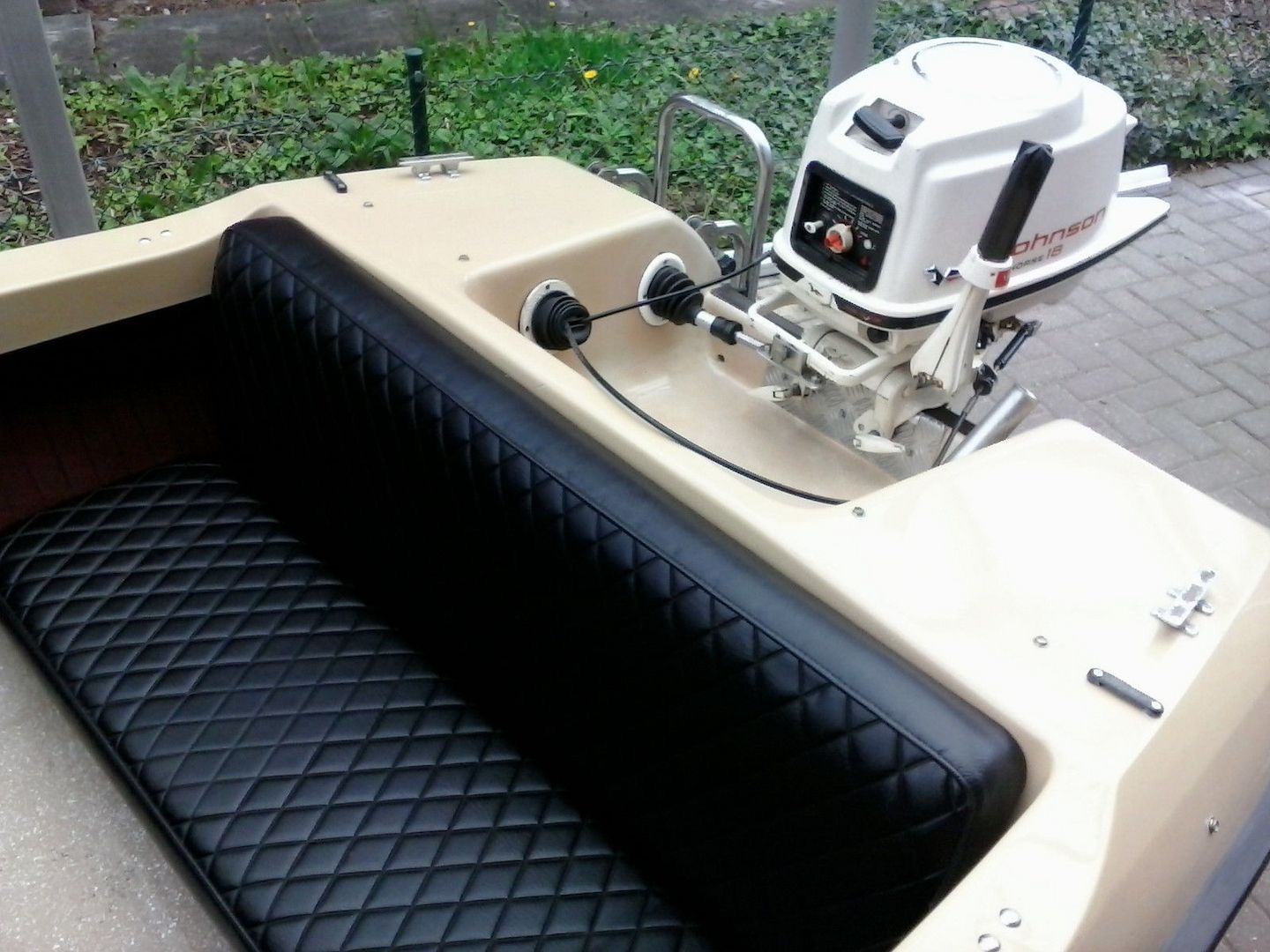 Sportboot, Motorboot Hammermeister Munga mit Johnson 18 PS und Trailer