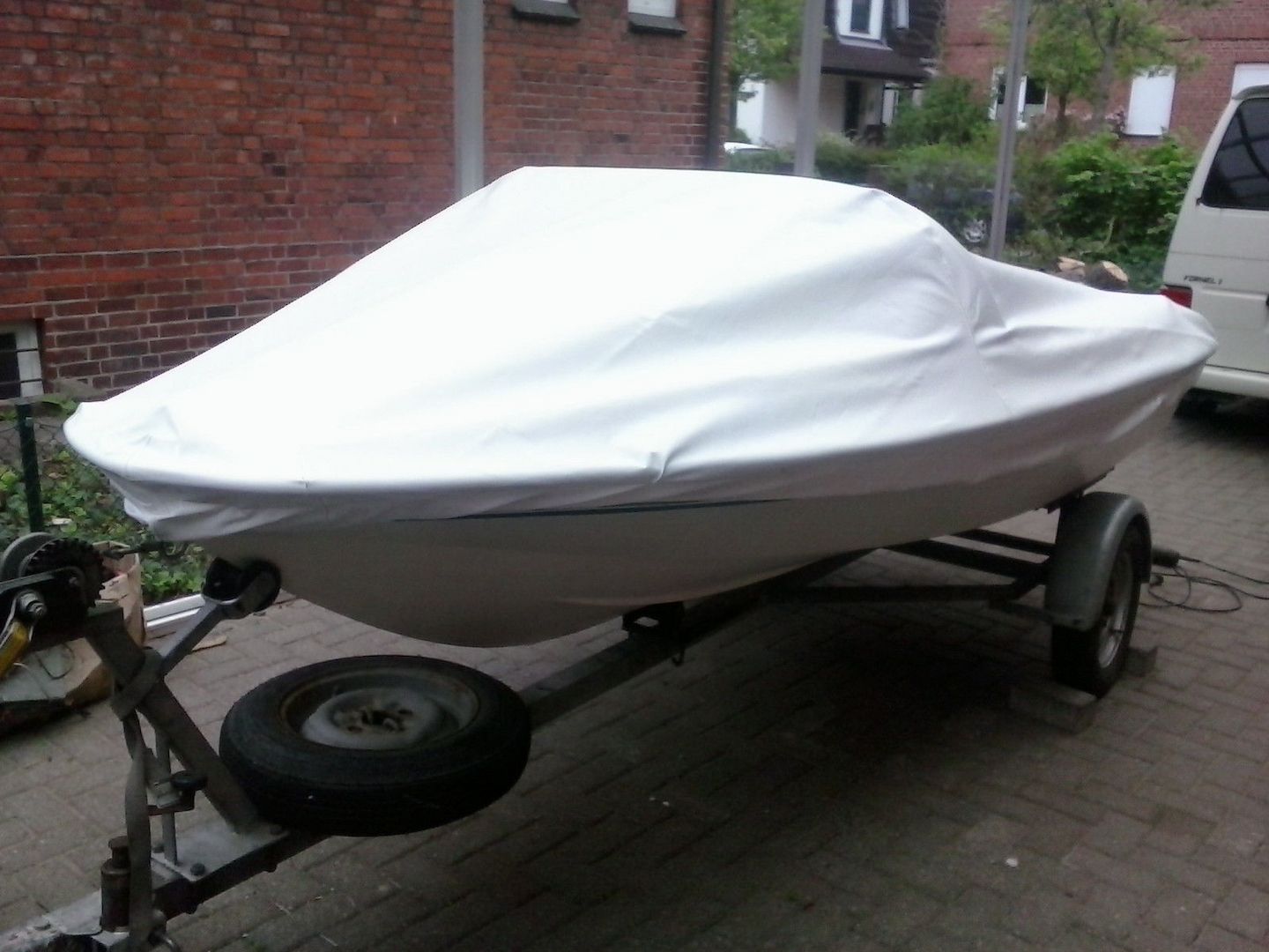 Sportboot, Motorboot Hammermeister Munga mit Johnson 18 PS und Trailer