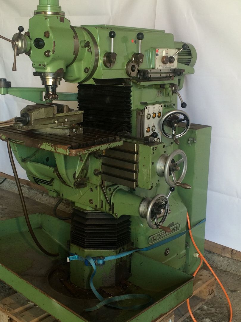 Universal Fräsmaschine Korradi UW 2 Fp 3 Fp4 keine Deckel keine Mikron