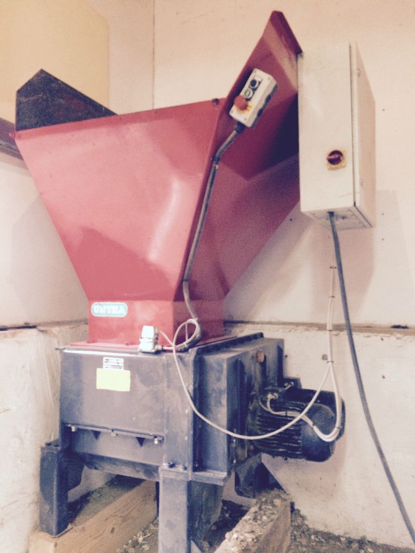 Untha RS30 Vierwellen-Schredder, Zerkleiner, Zerhacker, Häcksler