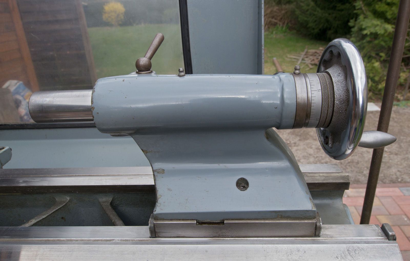 Weiler Drehmaschine Drehbank Praktikant mit div. Zubehör